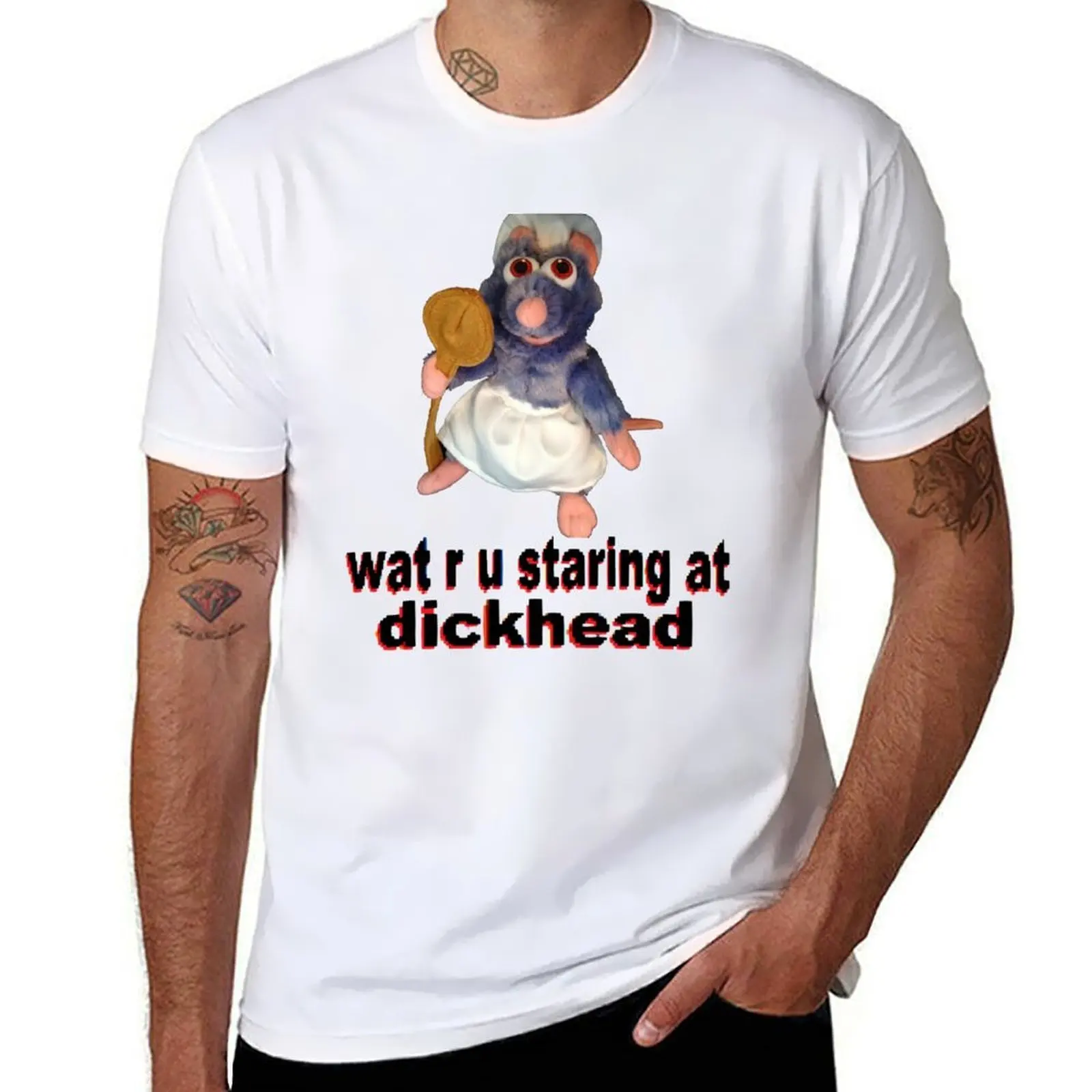 

Wat r u staring at T-Shirt man t shirt designer t shirts with prints T-Shirt