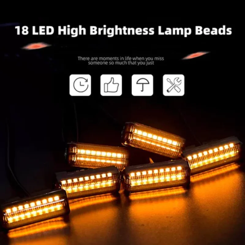 LED Front Grille Light For Jetour T2 Car Daytime Running Light Wheel Eyebrow Lamp For Pickup Offroad 12V