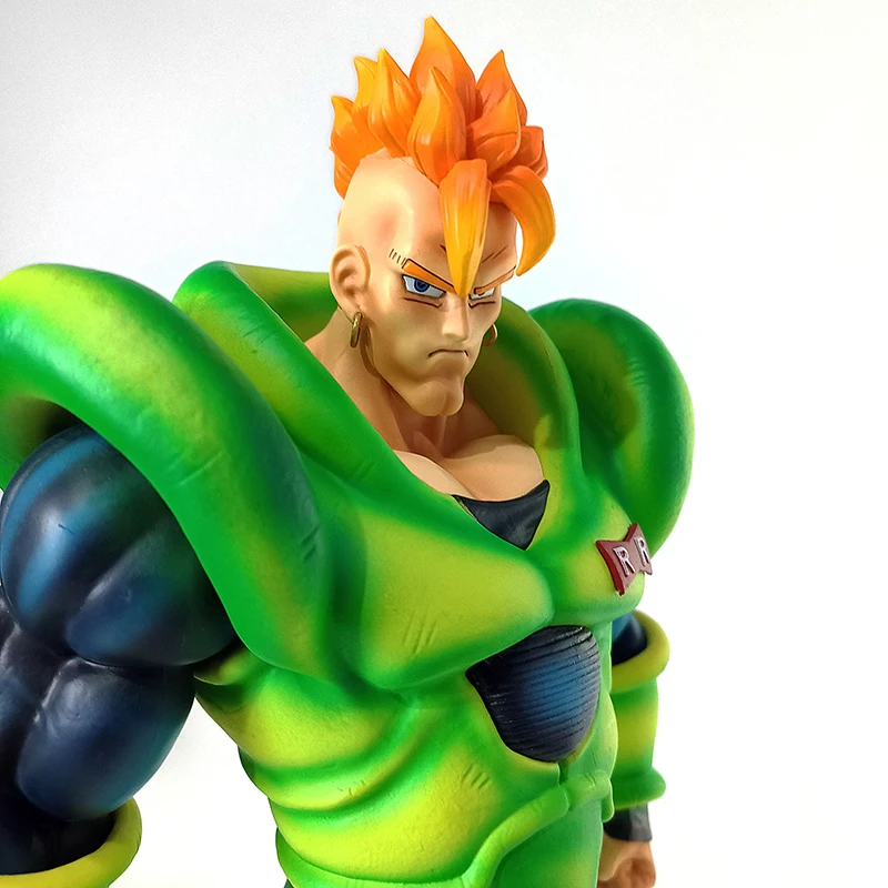 41CM Big Dragon Ball Z Android 16 GK Anime Figure Pvc Action Doll
