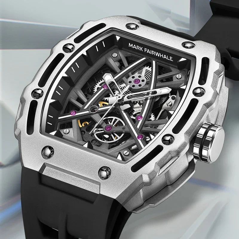 

Mark Fairwhale Sport Fashion Luxury Waterproof Hollow Relojes Tourbillon Automatic Mechanical Watch