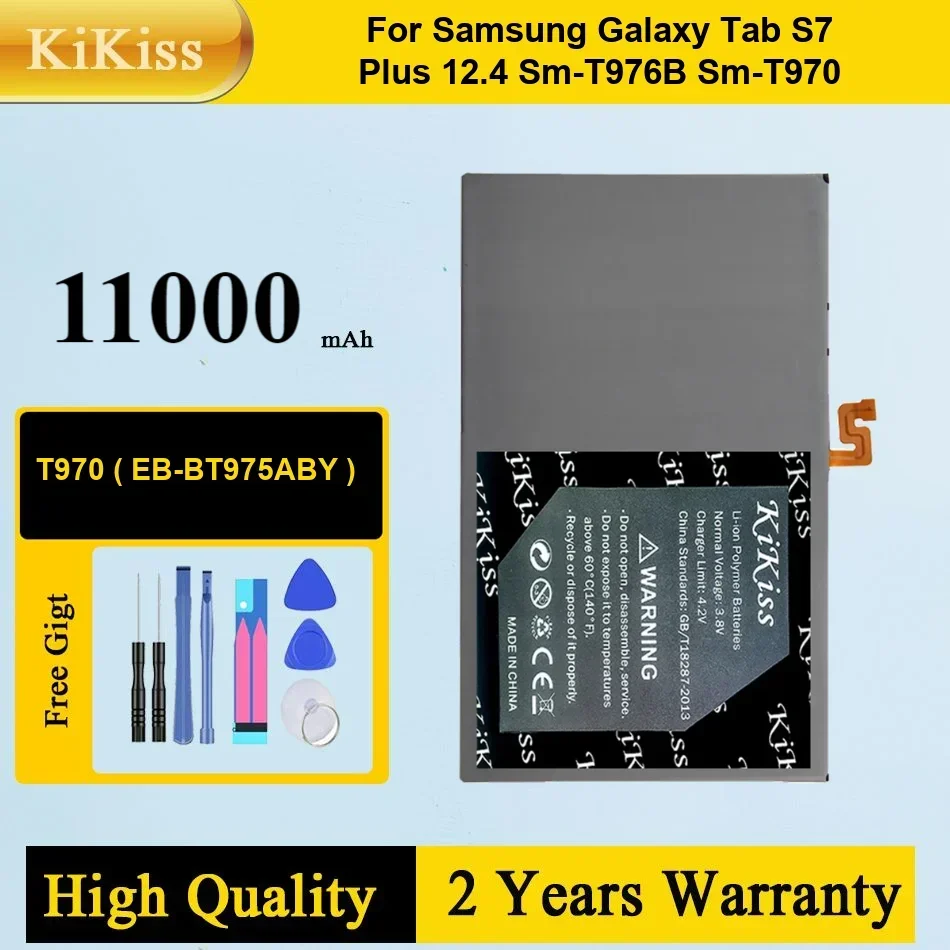 

9800mAh Replacement Battery T970 (EB-BT975ABY) For Samsung Galaxy Tab S7+ S7 Plus SM-T976B SM-T970