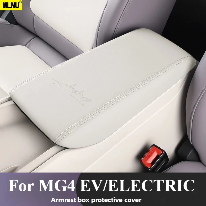 

Armrest Box Cover For MG4 EV/ELECTRIC 2025-2026-Premium Leather/Silicone Material,Anti-Scratch,No Impact on Opening/Closing