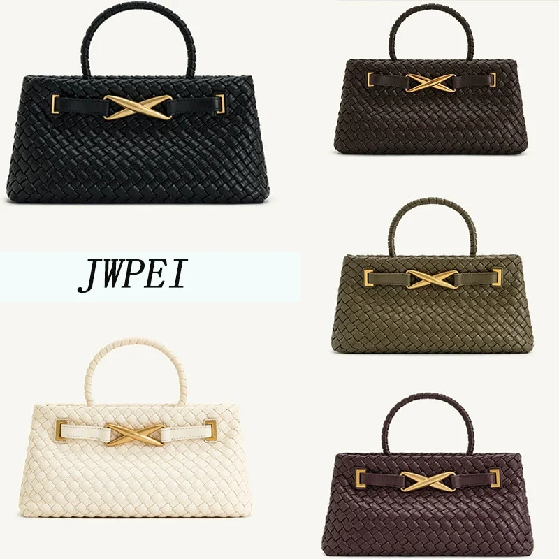 

woven handbag fashionable and versatile 2026 spring new high-end commuting woven women's bag