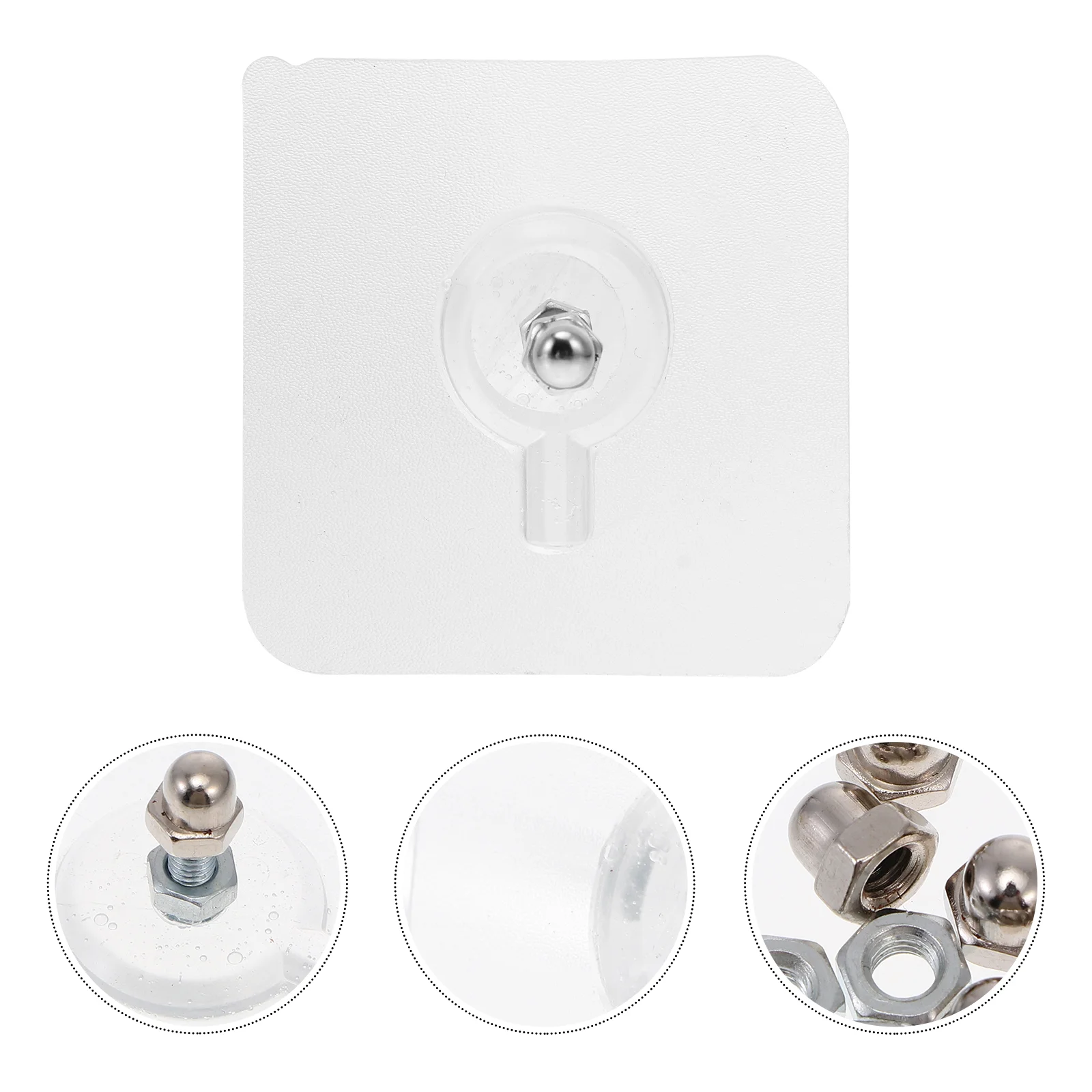 

20Pcs Wall Hanging Racks Wall Adhesive Hooks Punch-screw Adhesive Pothooks strong viscosity hooks wall hanging hooks