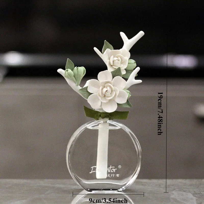 Handmade Ceramic Flower Diffuser, Fragrance Diffuser for Home Decor Table Centerpiece, Perfect Gift for Women, Friends
