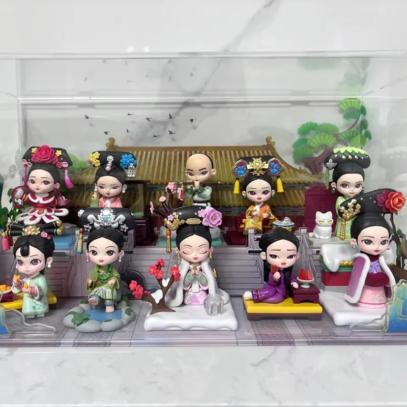  Genuine Legend Of Zhen Huan Ii Series Blind Box Play Doll Chinses Style Action Figurine Surprise Blind Box Girl'S Birthday Gift