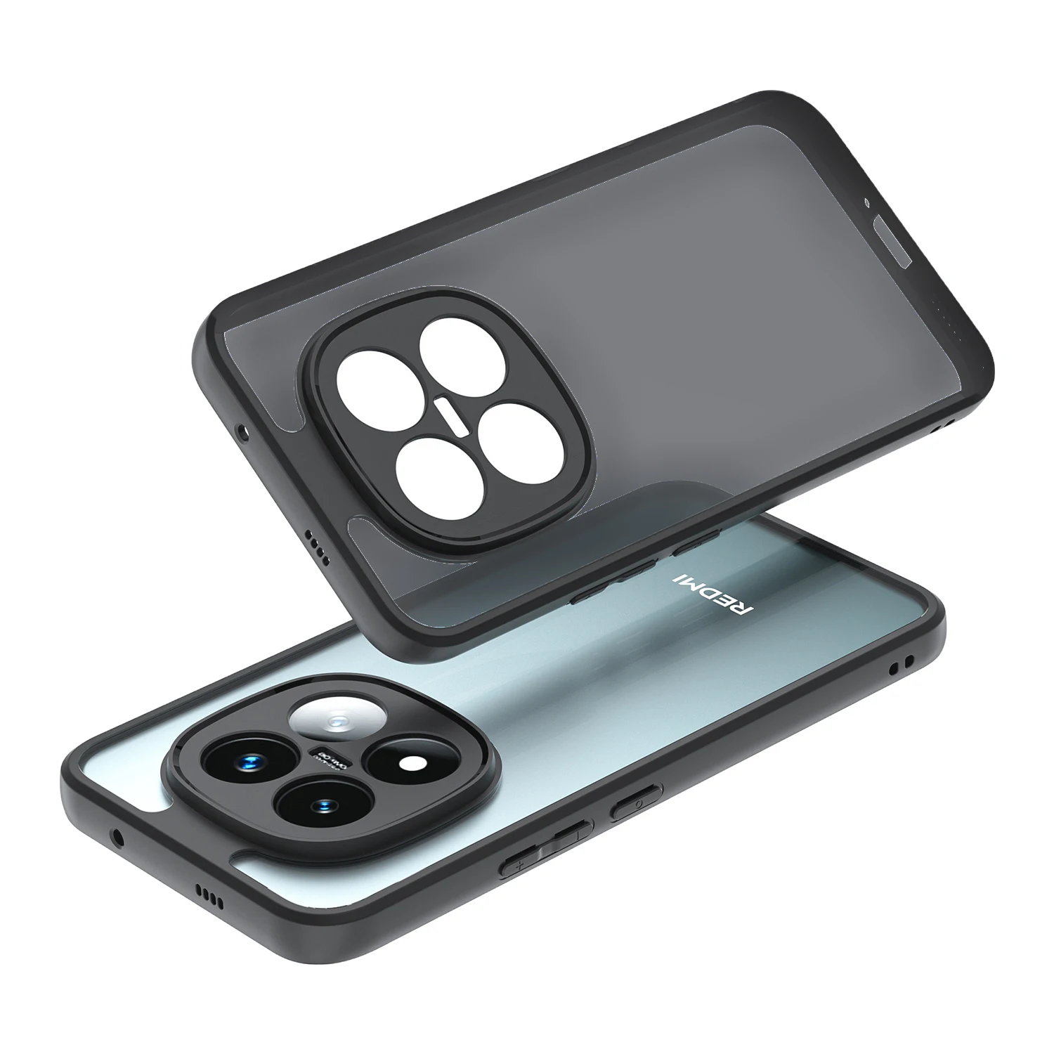 

for Xiaomi Poco M8 Pro Case [Camera Protection + Shockproof Corner ] Lightweight Durable Anti-Drop Soft Frame Hard Back Cover