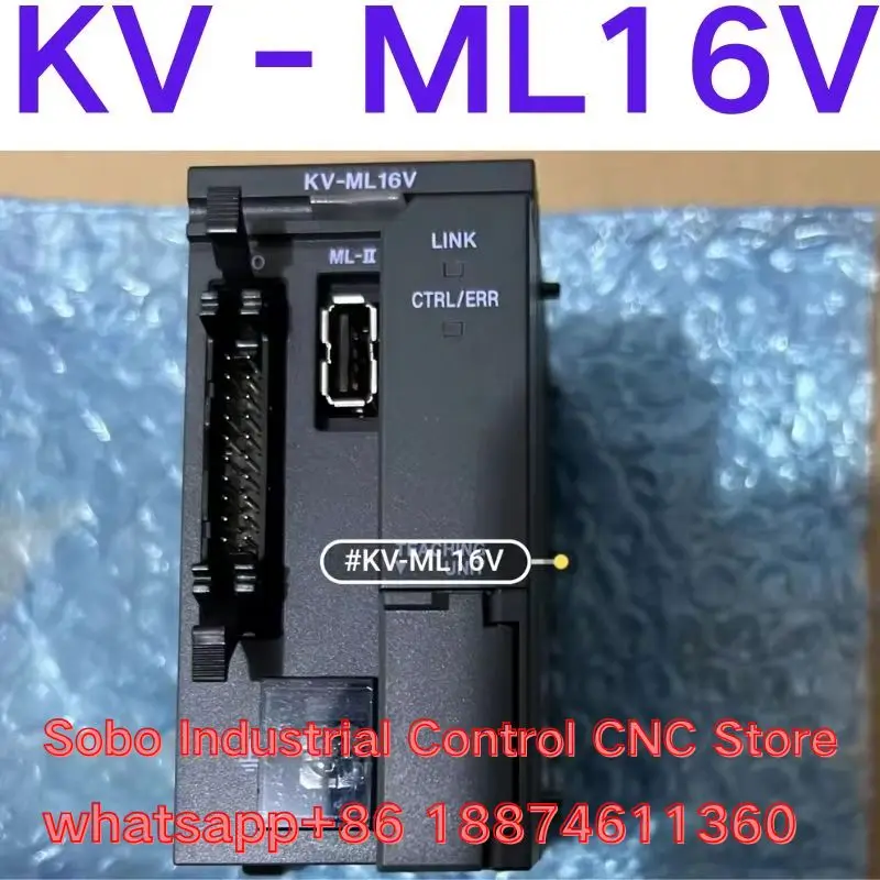 Second-hand test OK  PLC module KV-ML16V {Contact me for a discount}