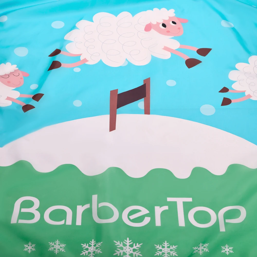 Kids Hairdressing Cape Hairdresser Cartoon Pattern Haircut Styling Salon Gown Barber Shop Child Hair Cut Cape Tools