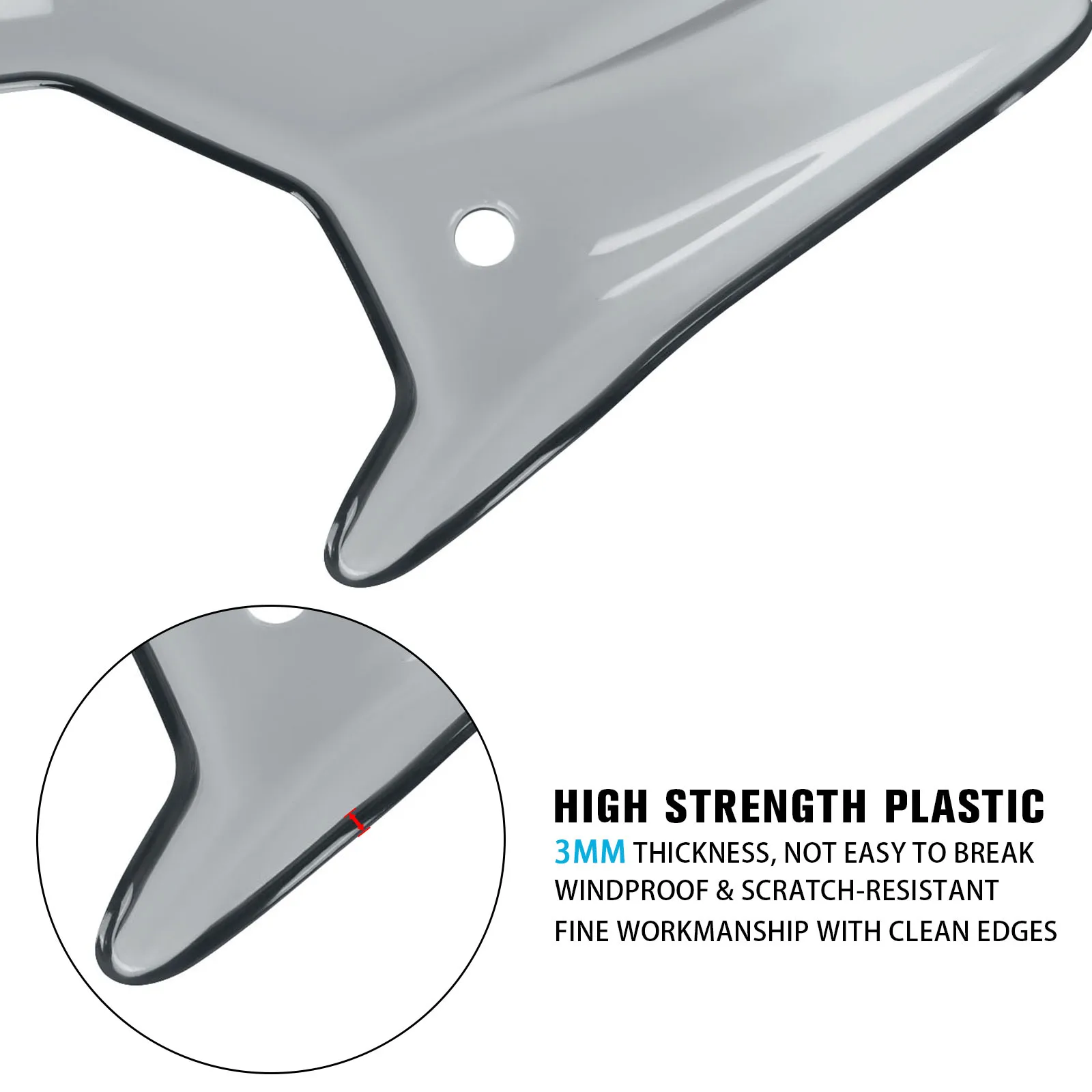 دراجة نارية الرياضة الزجاج الأمامي قناع الزجاج الأمامي سبويلر لياماها MT-09 2024 MT09 SP MT 09 2024 2025 الزجاج الأمامي منحرف