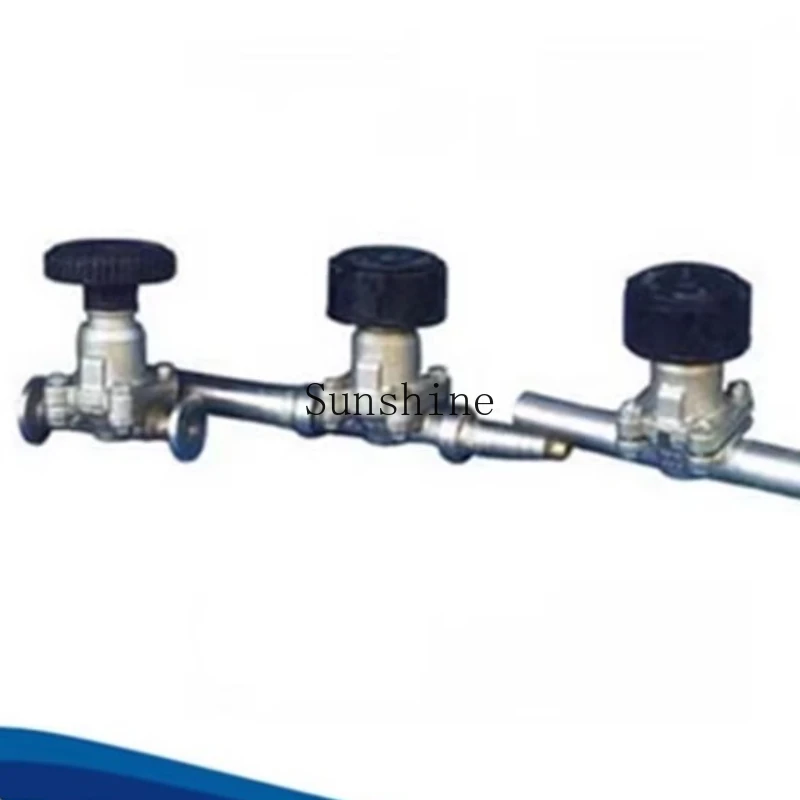 

304 stainless steel welded pipe connection manual high vacuum (pressure) diaphragm valve