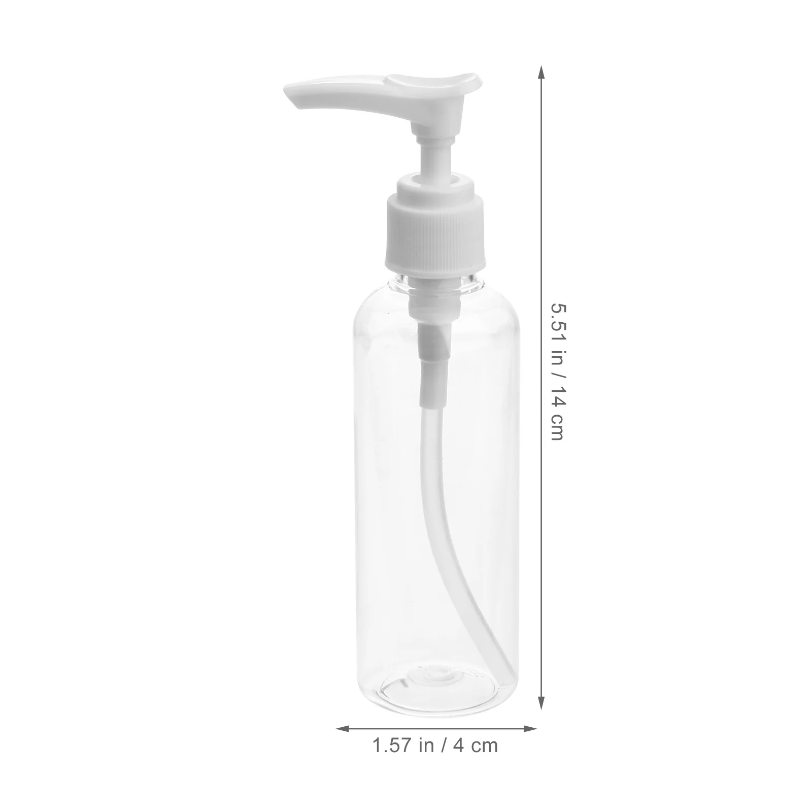 4 szt. Butelki na emulsje, plastikowe, wytrzymałe, bezpieczne, przenośne, wielokrotnego użytku, z pompką, do podróżowania, na szampon, balsam, płyn do mycia ciała.
