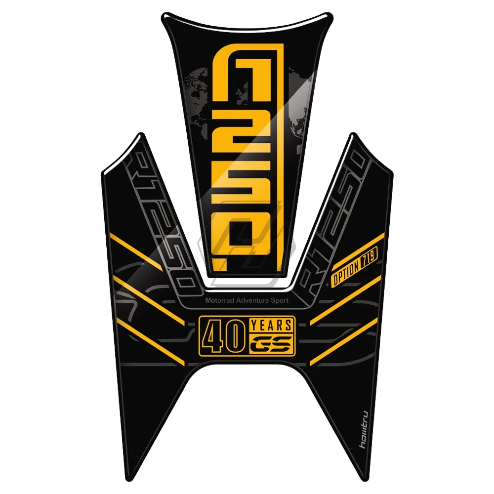 Almofada do tanque de gás da motocicleta proteção decalques caso para bmw r1250gs 40 anos gs triplo preto 2020 2021