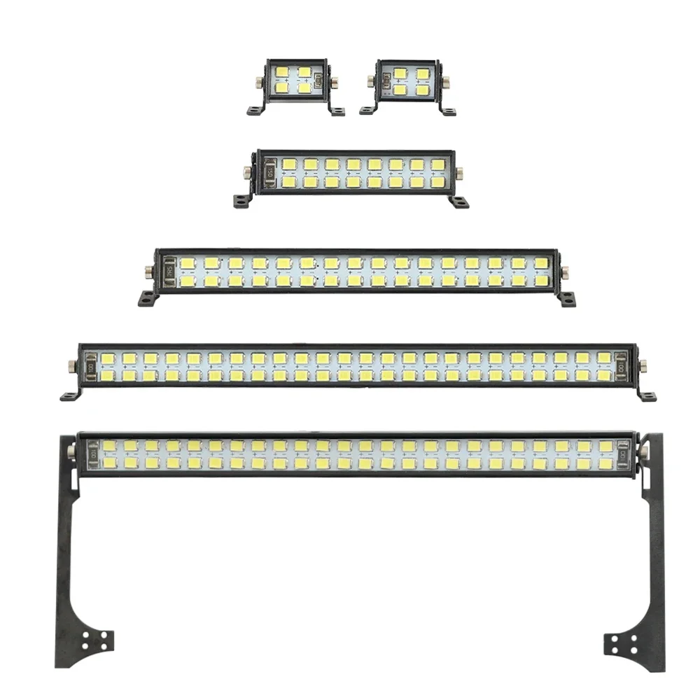 4/6LED Light Bar Roof Lamp Bright Search Light for 1/10 RC Crawler TRX-4 TRX6 Axial SCX10 RGT 86100 TF2 D90 D110