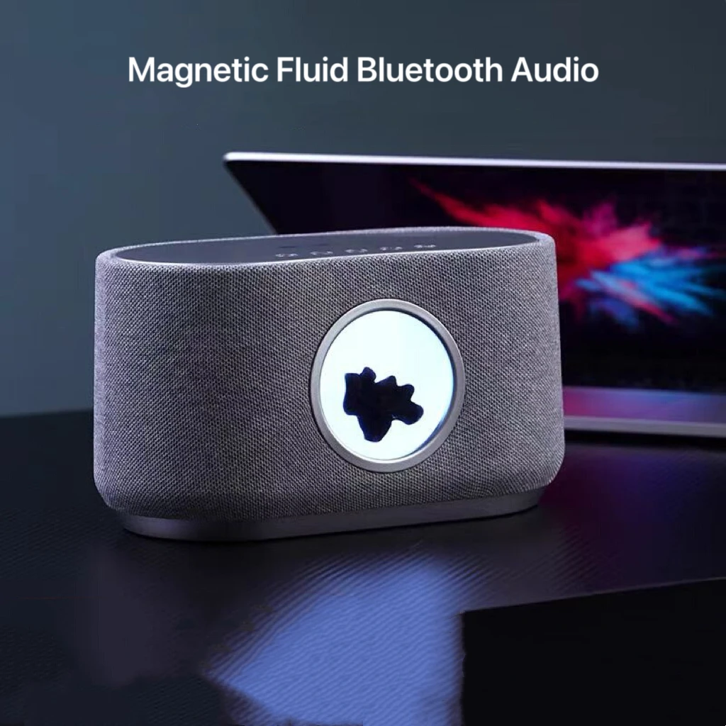 

Magnetic fluid wireless charging Bluetooth audio high-quality stereo 3D surround bass desktop computer desktop speaker