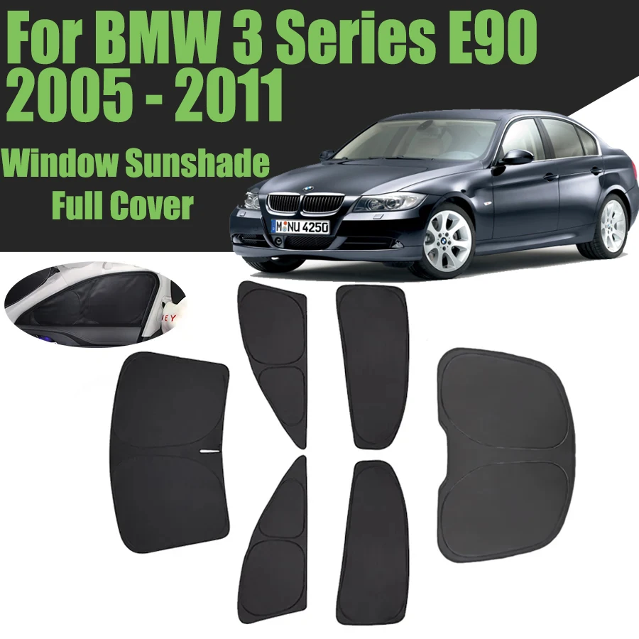 

Custom Car Window Sunshade For BMW 3 Series E90 2005 - 2011 Full Cover Privacy Blind Curtain Front Windshield 2006 2008 2010
