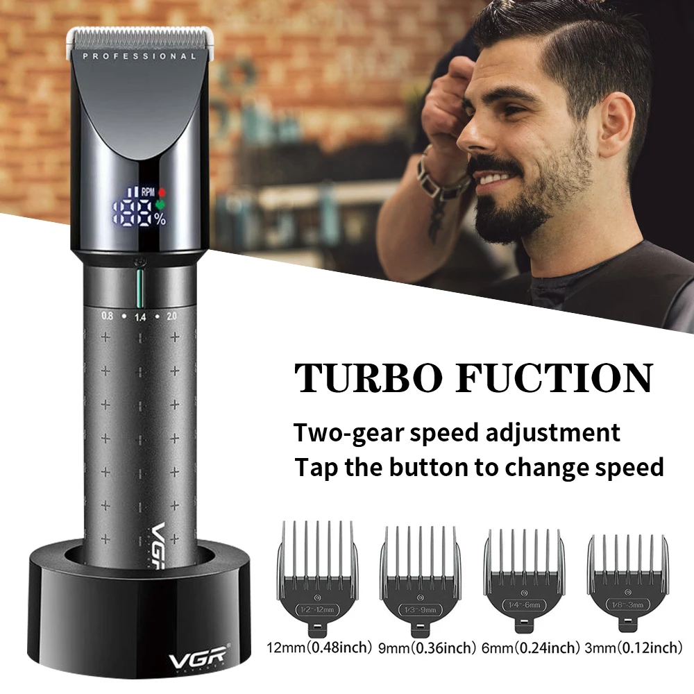 

Hair Trimmer For Men Shaver Rechargeable VGR Professional Hair Clipper Hair Cutting Machine Barber Accessories Cut Machin Beard