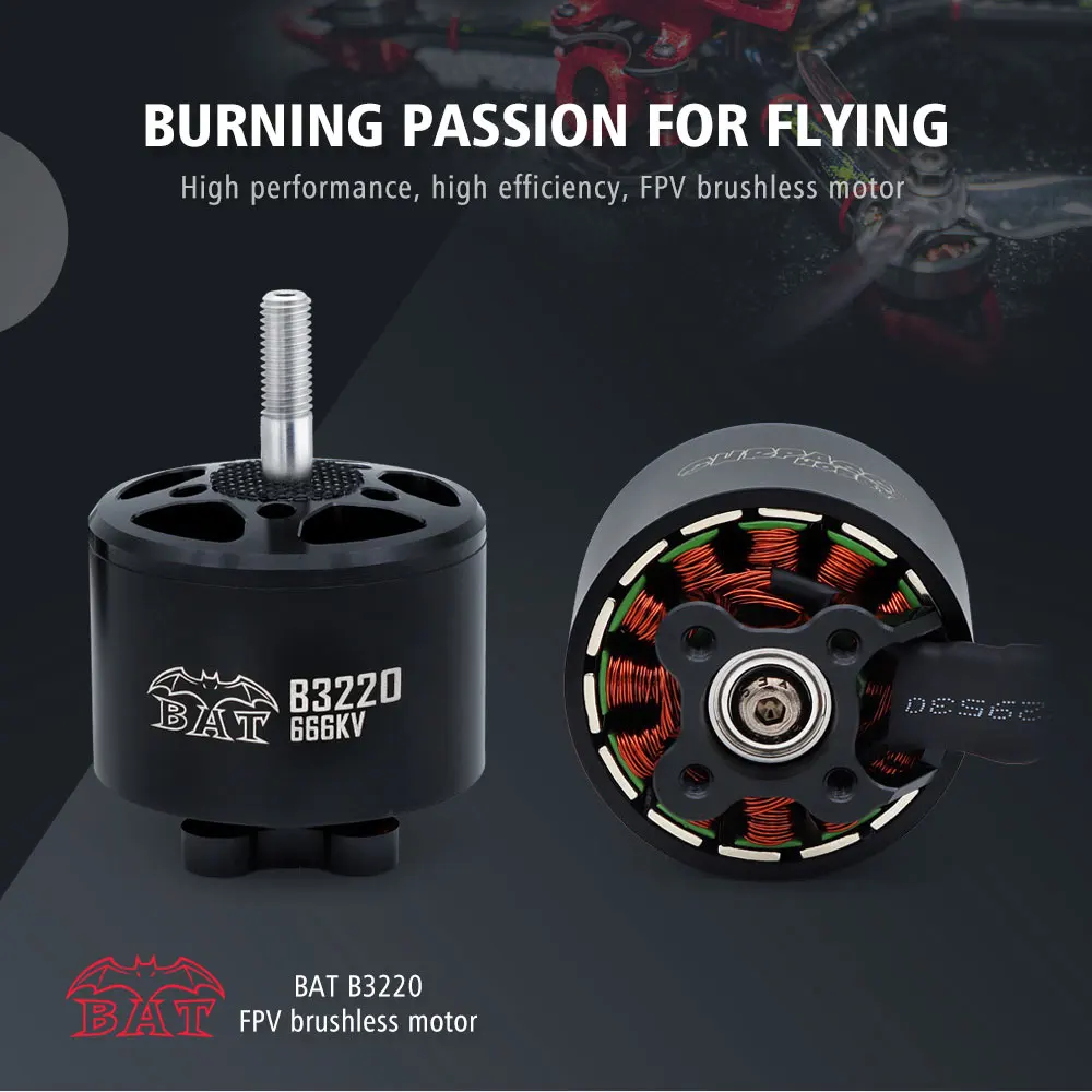 Surpass Hobby 3220 420KV 666KV 720KV FPV Outrunner Brushless Motor