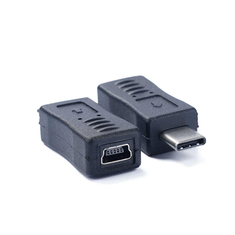 1pc Type C to mini USB adapter USB Type C Male to Mini USB Female Adapter Connector Converter Adaptor for Gamera GPS Phones MP3