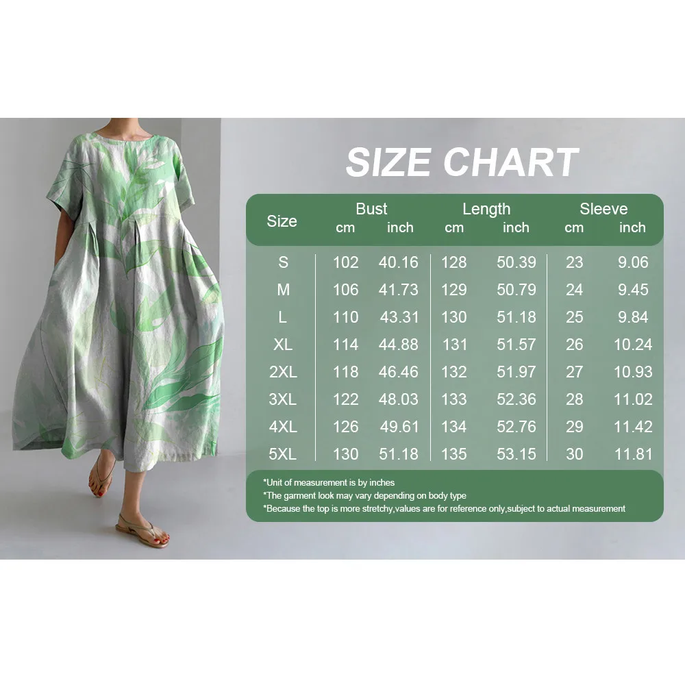 Summer Hot Women's Swing Dress 2024 Striped Vine Short Sleeve Pocket Sundress Casual Comfort Women's T Shirt Loose Dresses