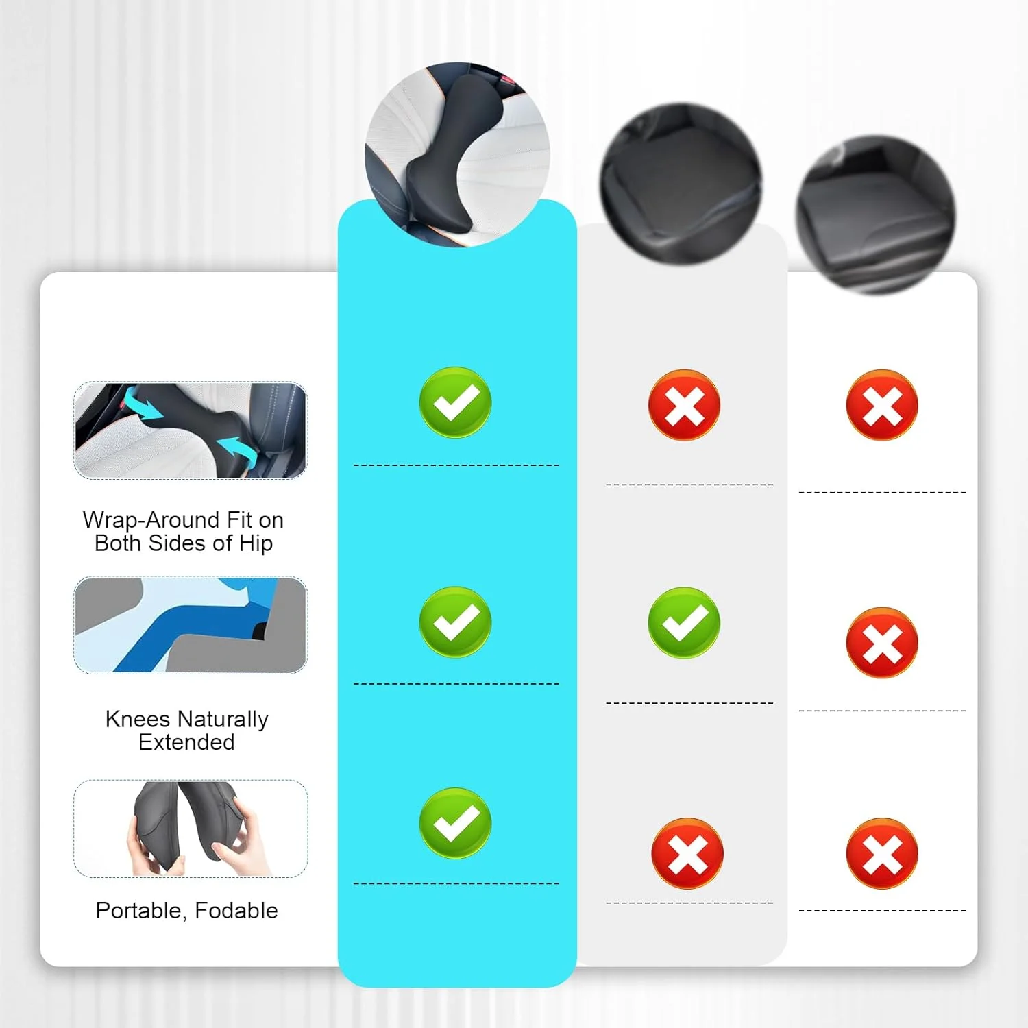Multi-purpose Back Cushion Lumbar Support Pillow Memory Foam Relieve Pain Lumbar Back Support Cushion for Office Chair Car Seat - view 3