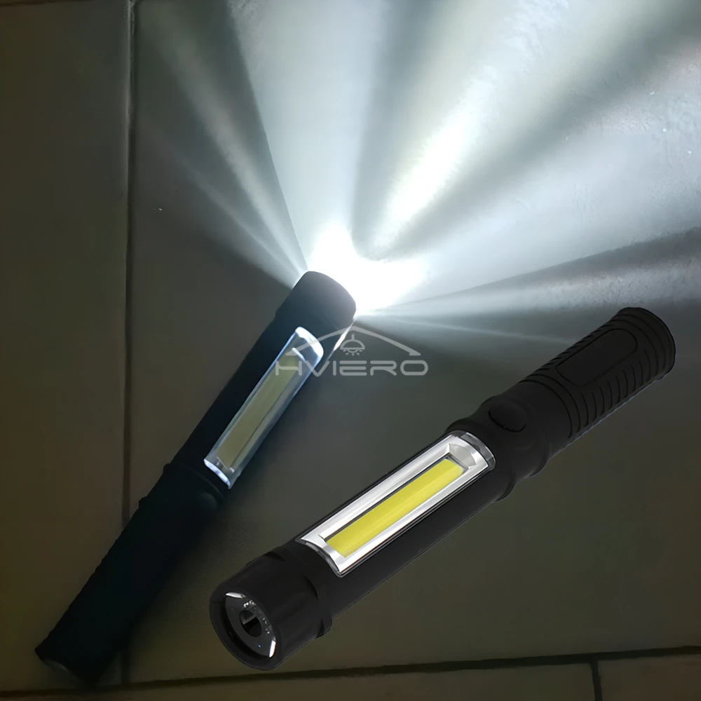 Multi-função cob led portátil mini caneta luz de trabalho tochas de inspeção base magnética à prova dwaterproof água usado para acampamento ciclismo barra