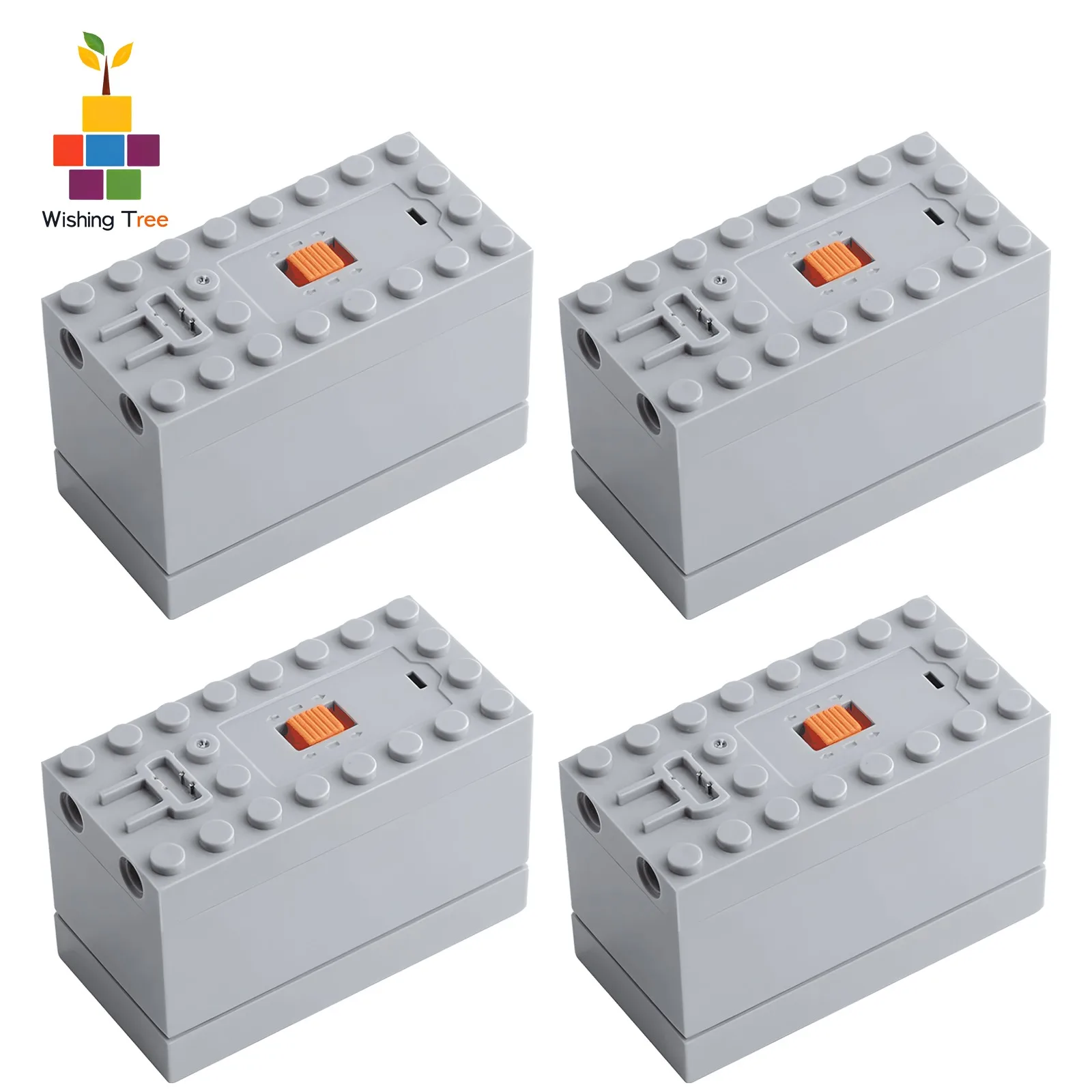 88000 funzioni di alimentazione Scatola batteria AAA per blocchi di costruzione - Alimentatore simultaneo a 4 motori per modelli di veicoli