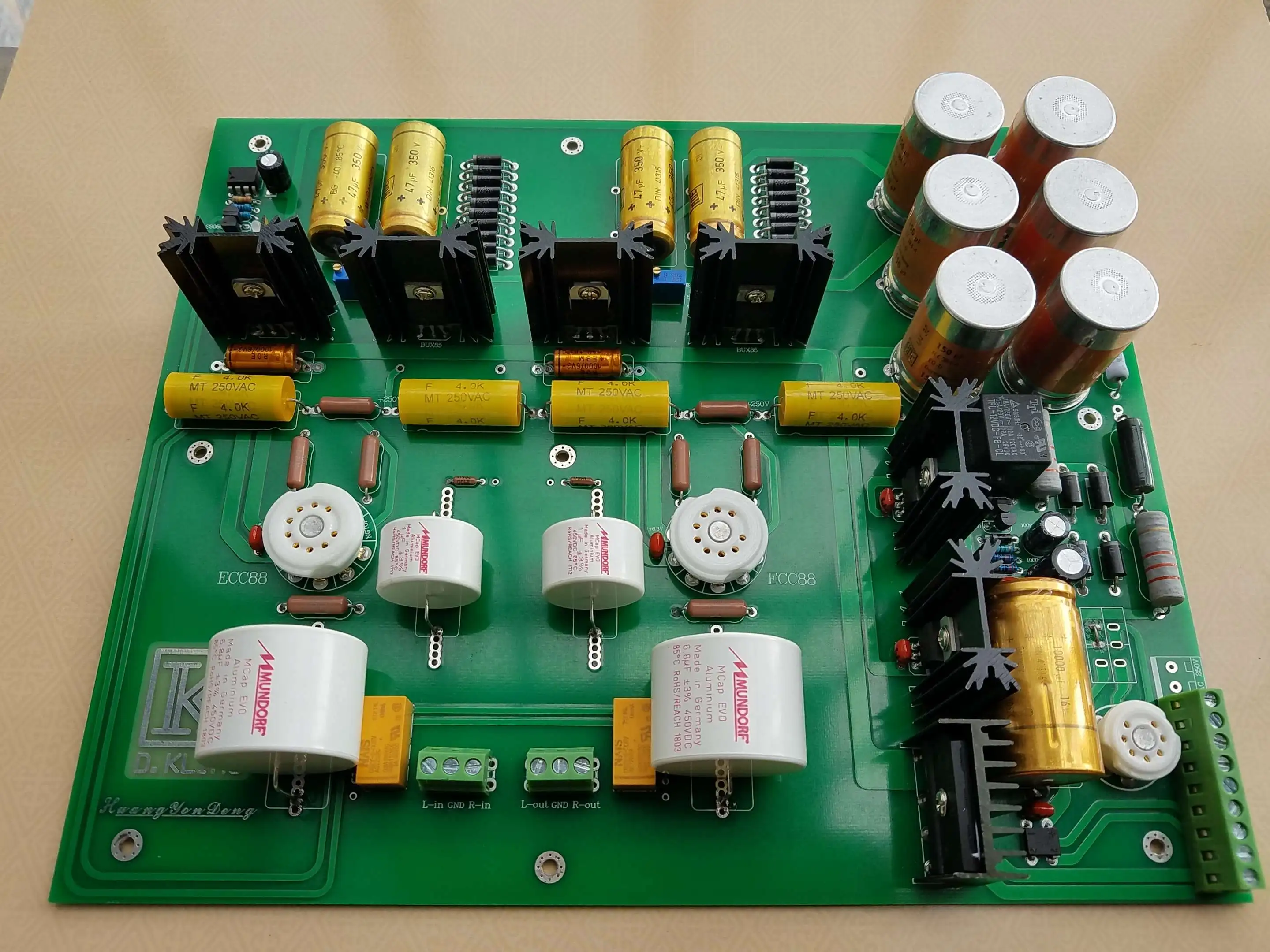 ドイツのTianji電子管フロントステージボード250-0-250v100ma、9v2a、6.3v1aの模倣