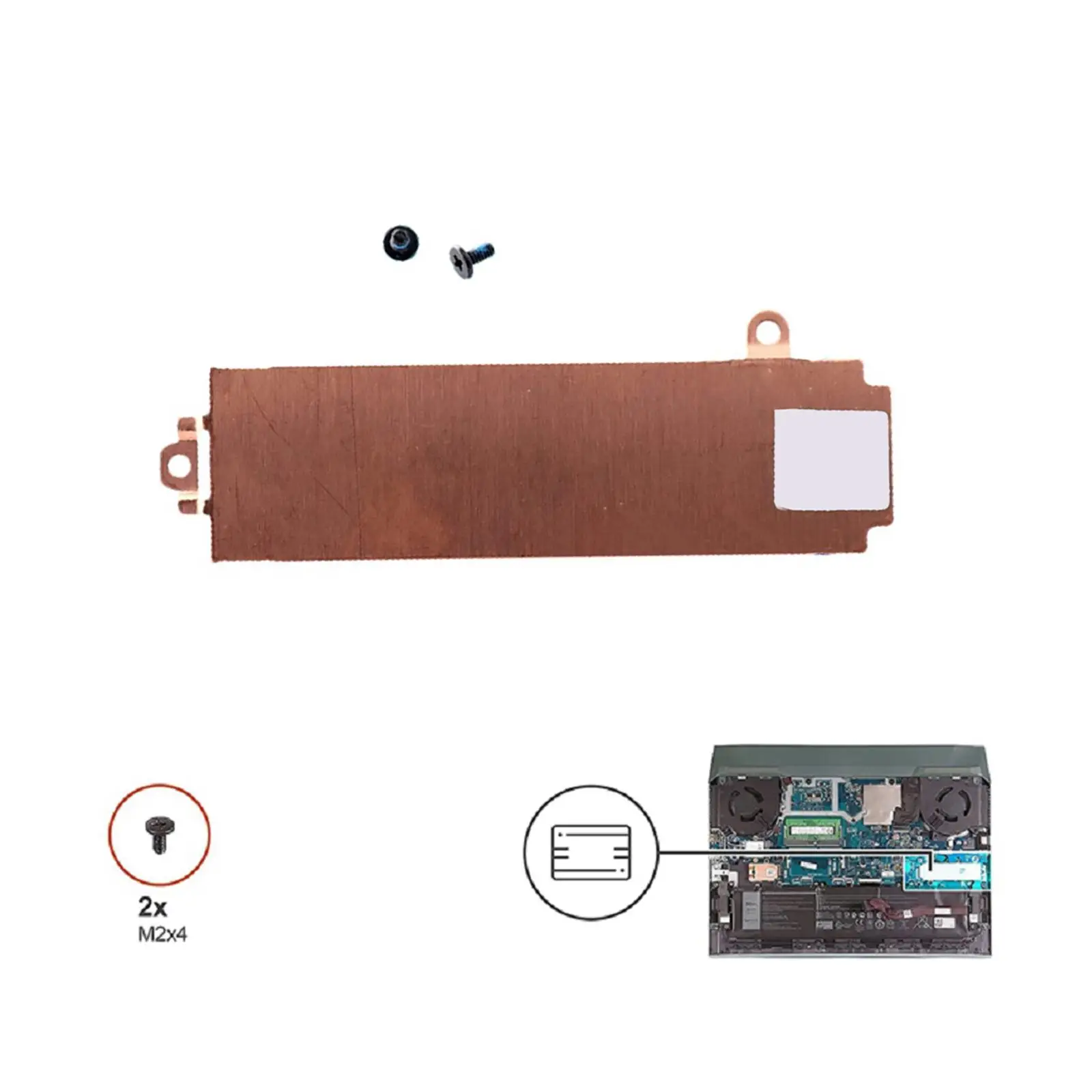 M.2 SSD Hard Drive Heatsink Cover 26x1Y Solid State Drive for 5515 5511 Alienware M15 R6 Alienware M15 Edition R5