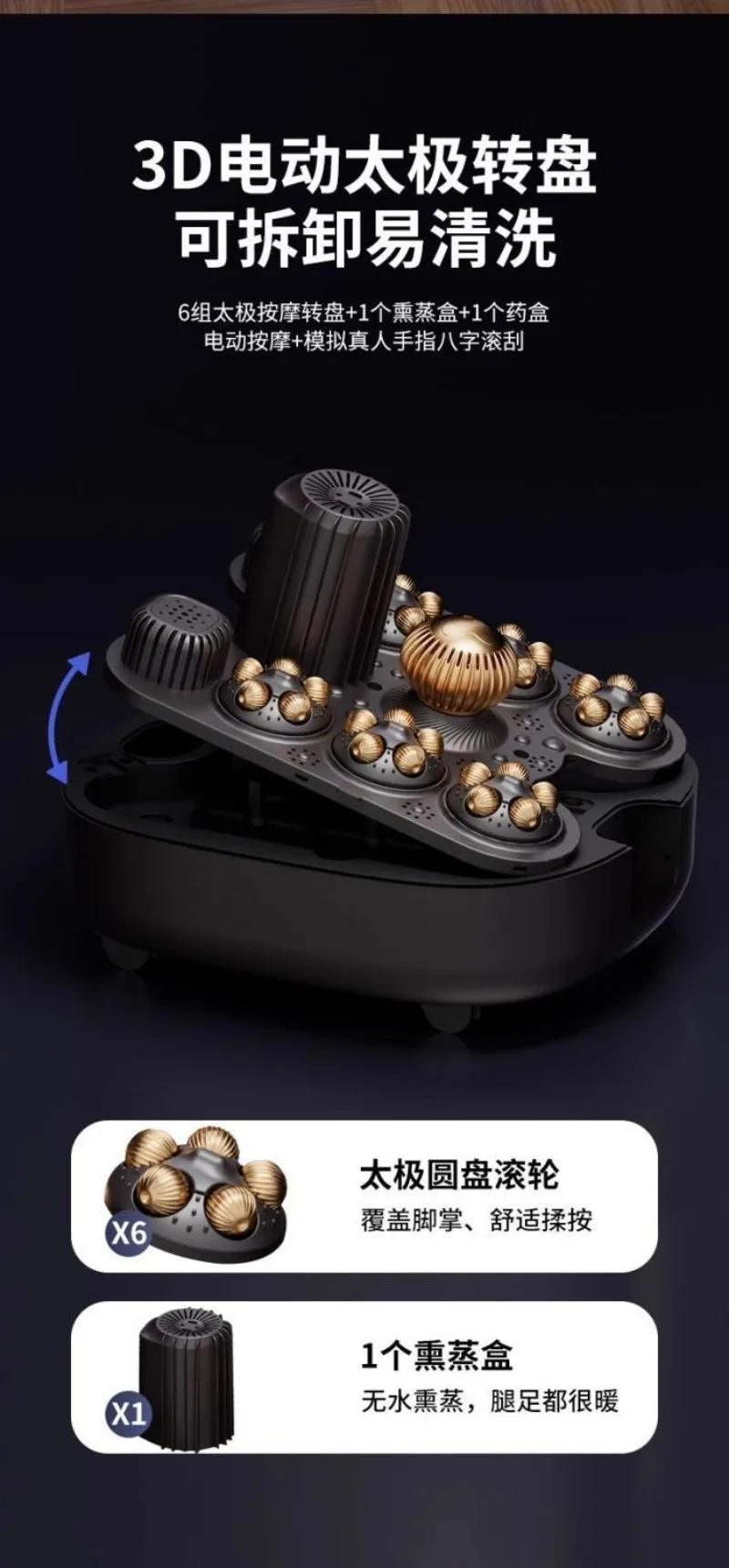 high-depth bucket over knee heating constant temperature, foot washing basin electric massage, fully automatic
