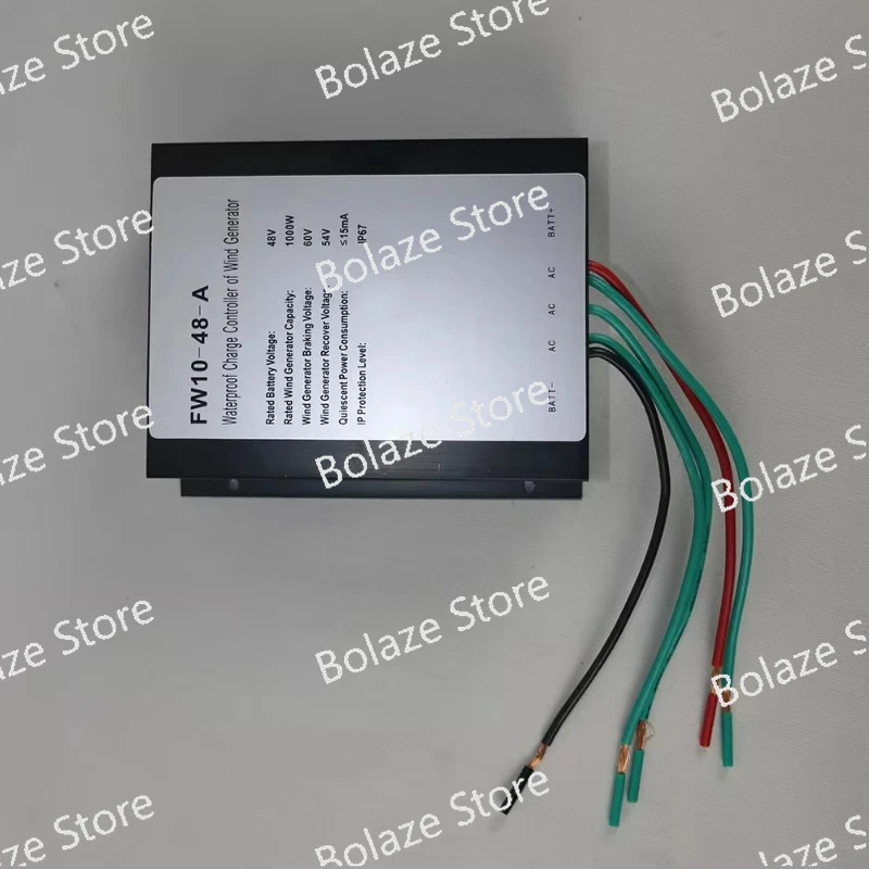 High performance Waterproof IP67 Silver Efficient 2000W 48V Wind Charge Controller for Wind Turbine Controller