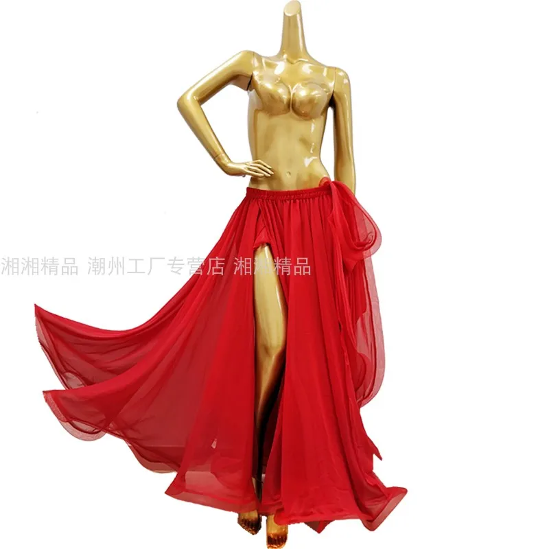 Gonne di danza del ventre personalizzate Abito da allenamento costume di danza del ventre abbigliamento da ballo esotico abiti indiani gonna di danza del ventre da donna