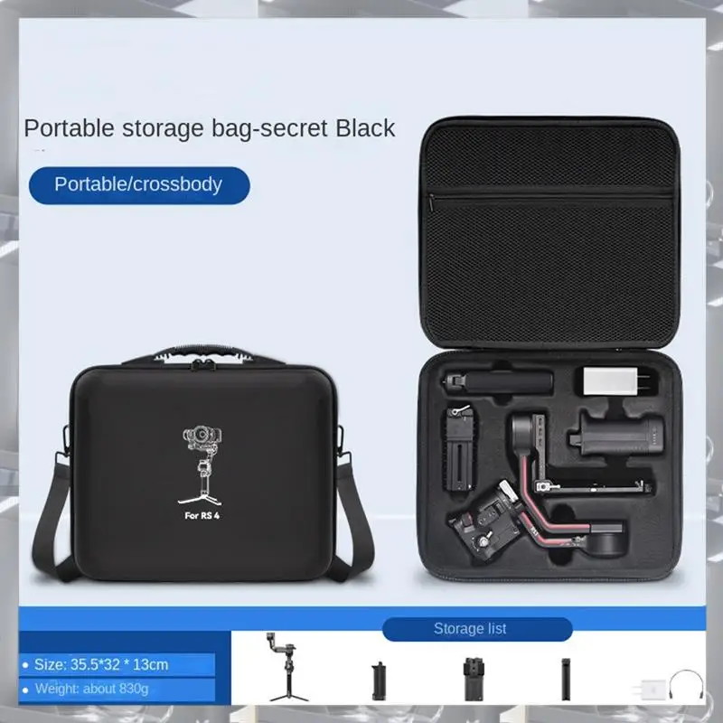 

Hot Selling-For DJI Ronin RS 4 Storage Case Gimbal Stabilizer Accessories Handbag RS4 Suitcase Hardshell,For DJI Ronin RS 4 Stor