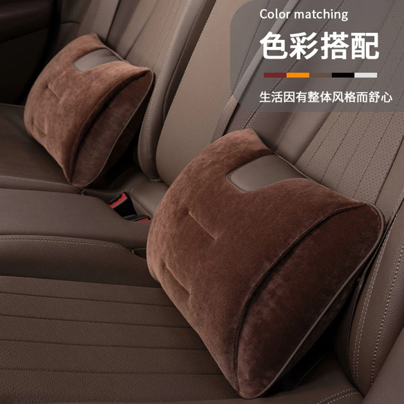 Car Pillow and Quilt Dual-purpose High-end Plus Velvet and Thickened Winter Air-conditioning Blanket and Pillow Car Supplies New