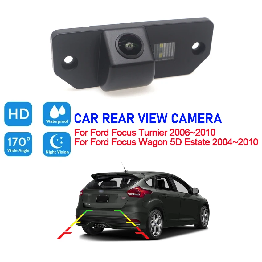 

HD 1080x720P Car Backup Camera For Ford Focus Turnier 2006~2010 Focus Wagon 5D Estate 2004~2010 Car Rear Reverse Parking Monitor