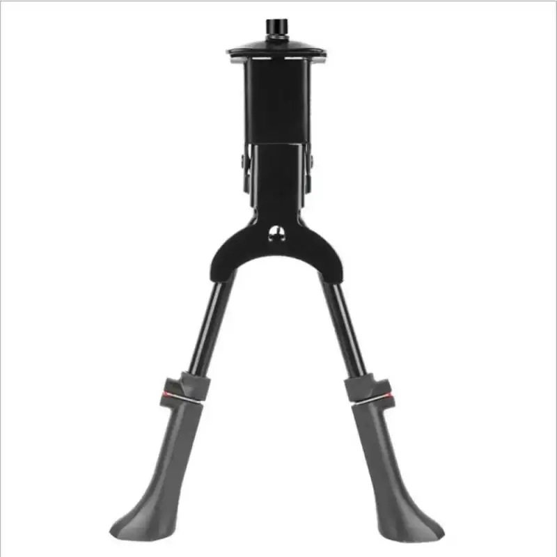 Double Leg Kickstand For Bike Center Mount Bicycle Stand Foldable Heavy Duty Adjustable Bike Kickstand With Dual Leg 2024 NEW