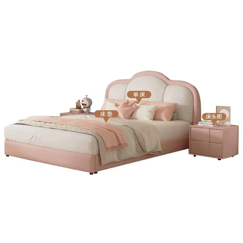 Esthetische Mode Kinderen Bedden Moderne Vloer Houder Accessoires Kinderen Bedden Meisjes Tienerletto Per Bambini Nordic Decoratie