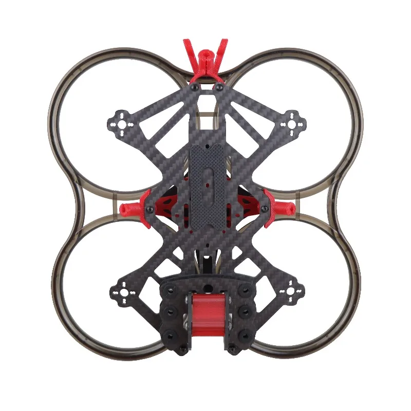 HSKRC CC30 O4 Telaio per drone da corsa FPV canalizzato da 3 pollici in fibra di carbonio con parti di stampa 3D O4 PRO/O3/trasmissione di immagini HD analogiche