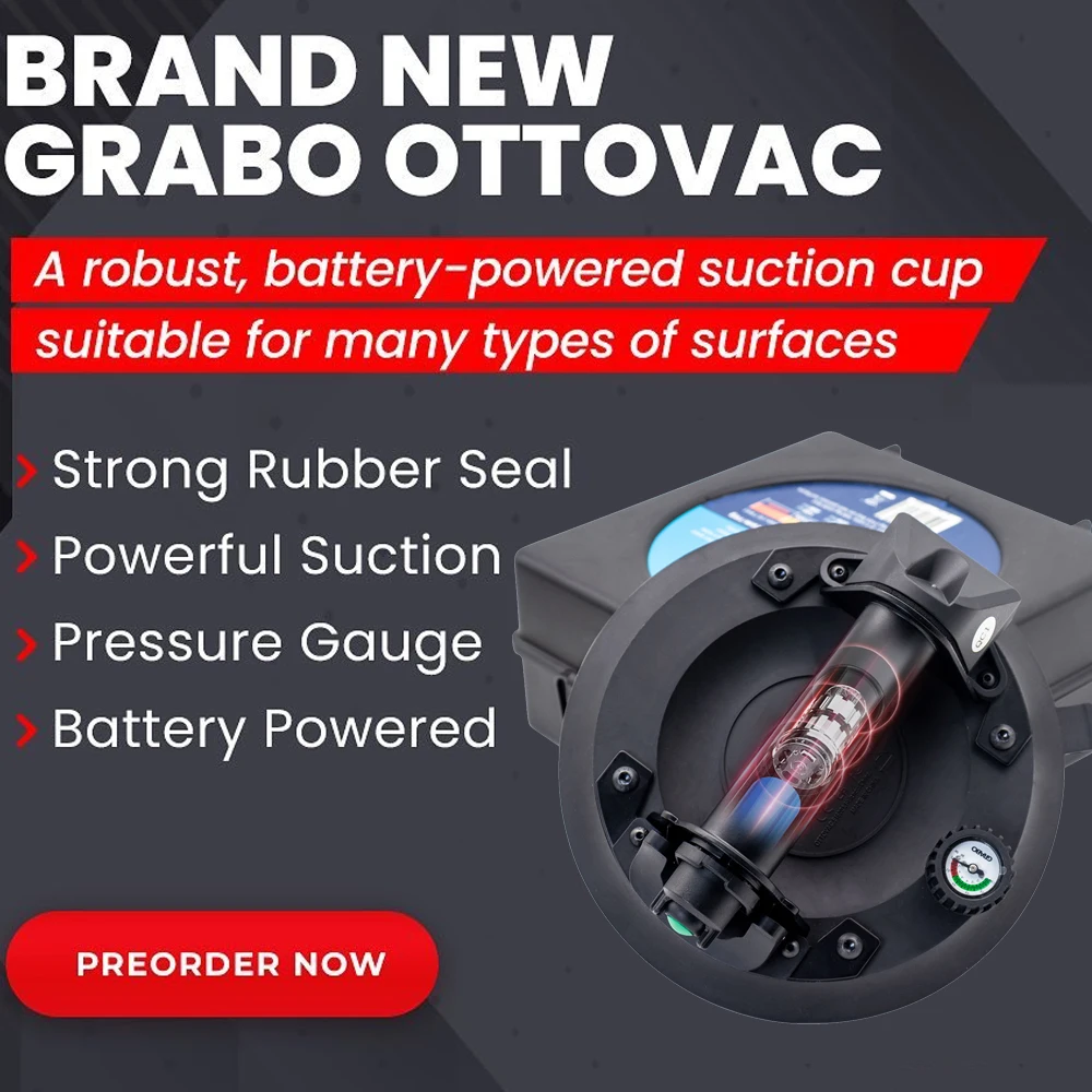Portable Electric Vacuum Suction Cup for Wood Granite Glass Tile Drywall Battery Heavy lifter