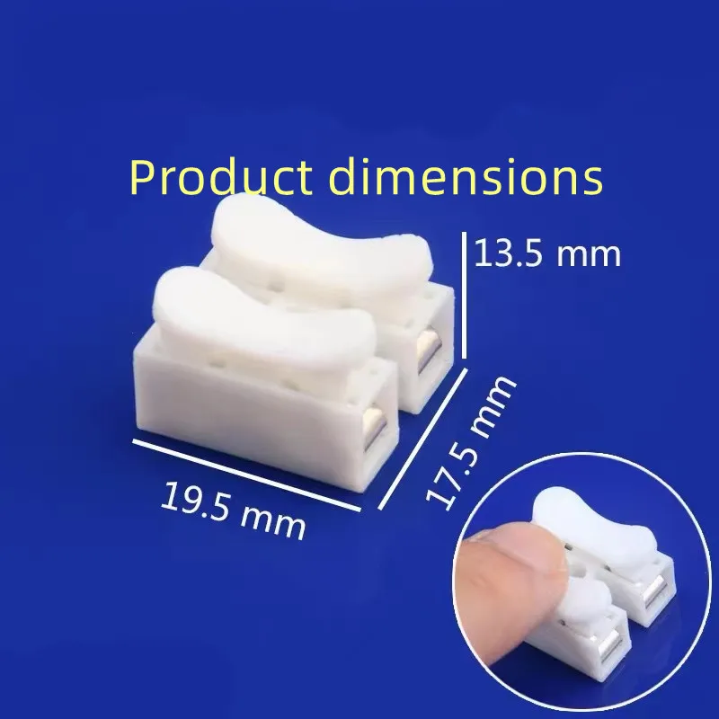 Xhhmy&sl Exquisite Special CH-2 Quick Connection Terminal 2 Terminal Post Self - Locking - Pressing Terminal