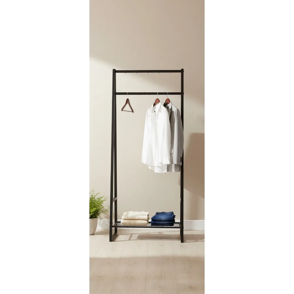 

9-крючковая вешалка для одежды с полкой для обуви, компактный органайзер для прихожей для хранения в прихожей в спальне