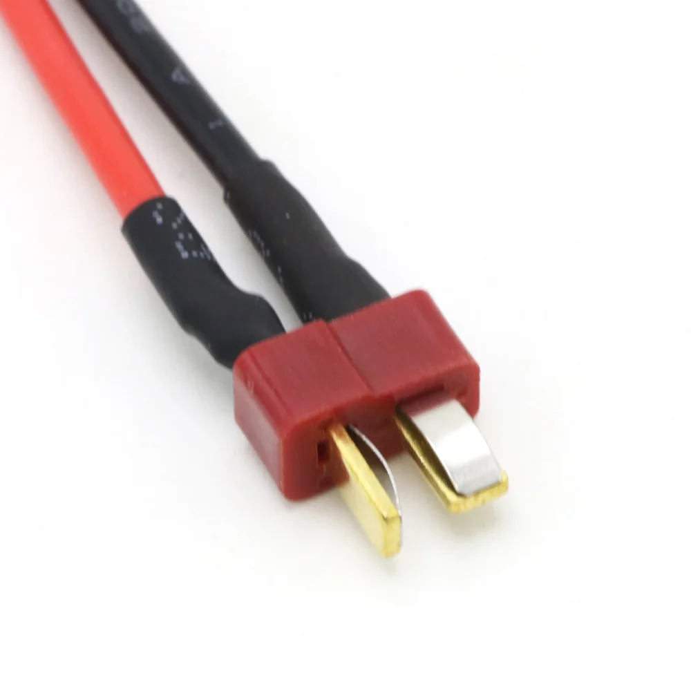 1 pz Deans Style T Plug maschio femmina connettore cavo in Silicone con cavo 10CM 16AWG per Rc Lipo batteria modello Rc