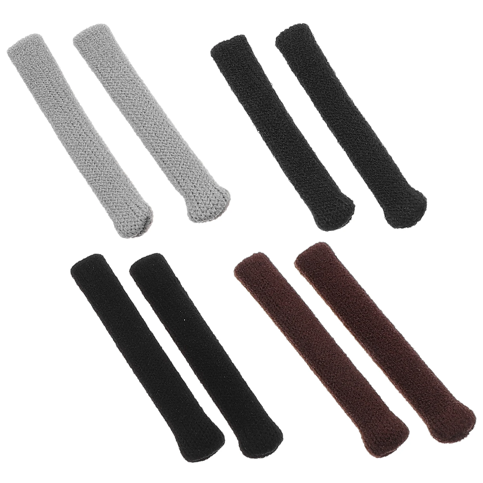 4 Pasang Pegangan Telinga Kacamata Penutup Kuil Rajutan Tempat Kacamata Anti Selip Aman Ringan Bantalan Olahraga Penahan Harian Portabel