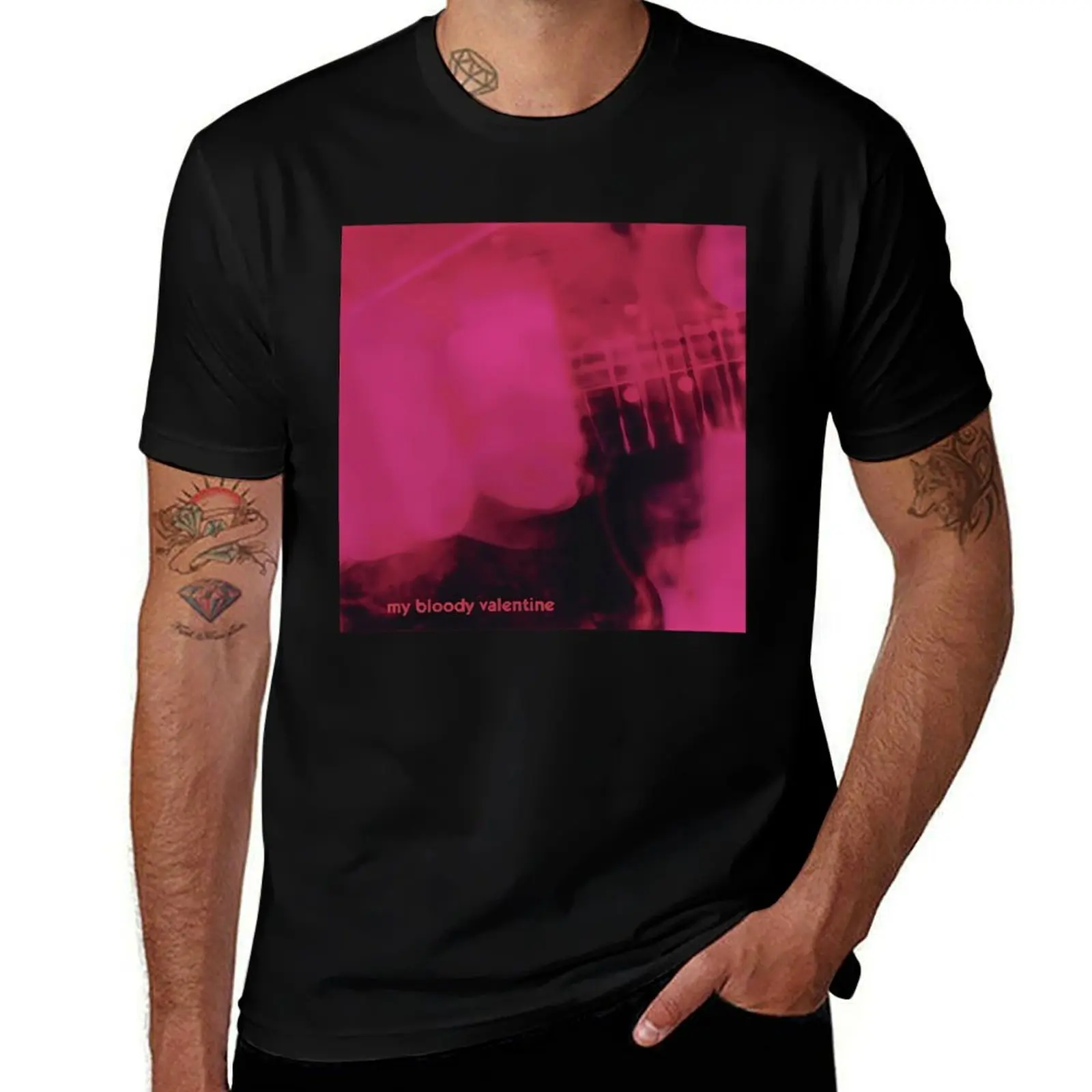 

Футболка Loveless-My Bloody Valentine, мужские хлопковые футболки с аниме, большие размеры