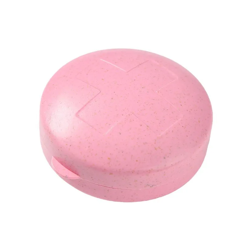 صندوق دواء صغير محمول للسفر أسبوعيًا منظم شخصي بخمسة شبكات حاوية حبوب منع الحمل حقيبة تخزين الأدوية المدمجة