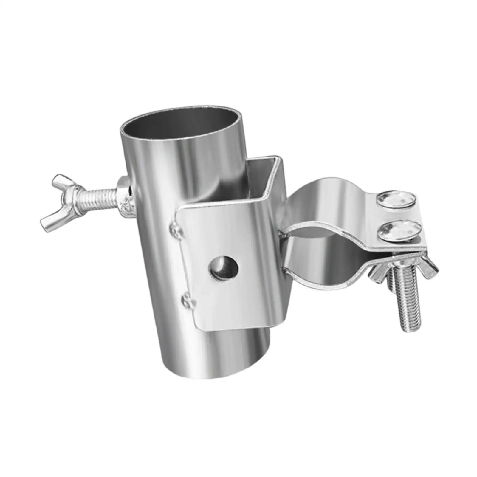 Outdoor Umbrella Holder Clamp Adjustable Parasol Clip for Garden Umbrella Stand Balcony Terrace Support
