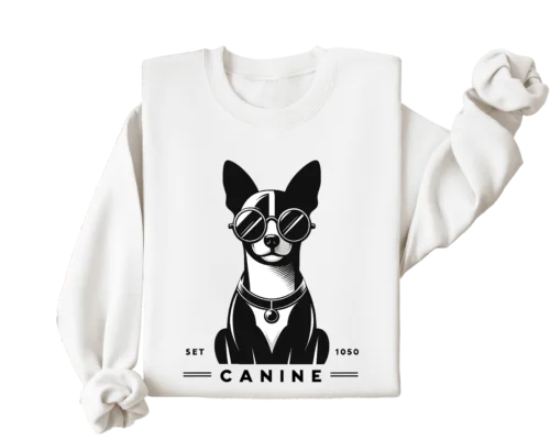 Polarshe Canine, Crazy, Dog Lover, Cute, Animal, Dog, Pet, Funny, Cool / Sweatshirt