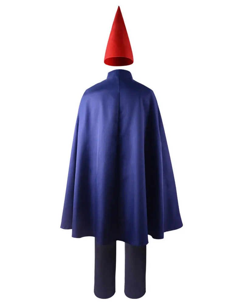 Anime Wirt Cosplay Kostüm über der Garten wand Cosplay Wirt Kostüm Halloween Mantel Cape Shirt Hosen Outfit für erwachsene Kinder