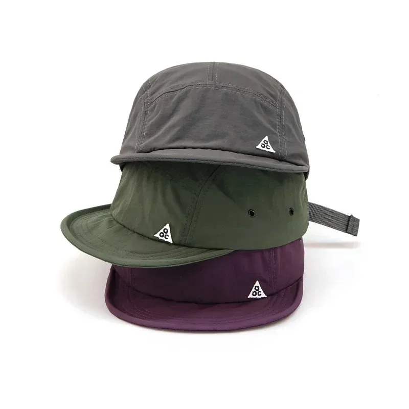 5-teilige, kurze Krempe, schnell trocknende Golf-Baseballkappen, weiche, leichte Sport-Laufkappe für Herren, Unisex, Outdoor, UPF50+, Schirmmütze – Detail 15