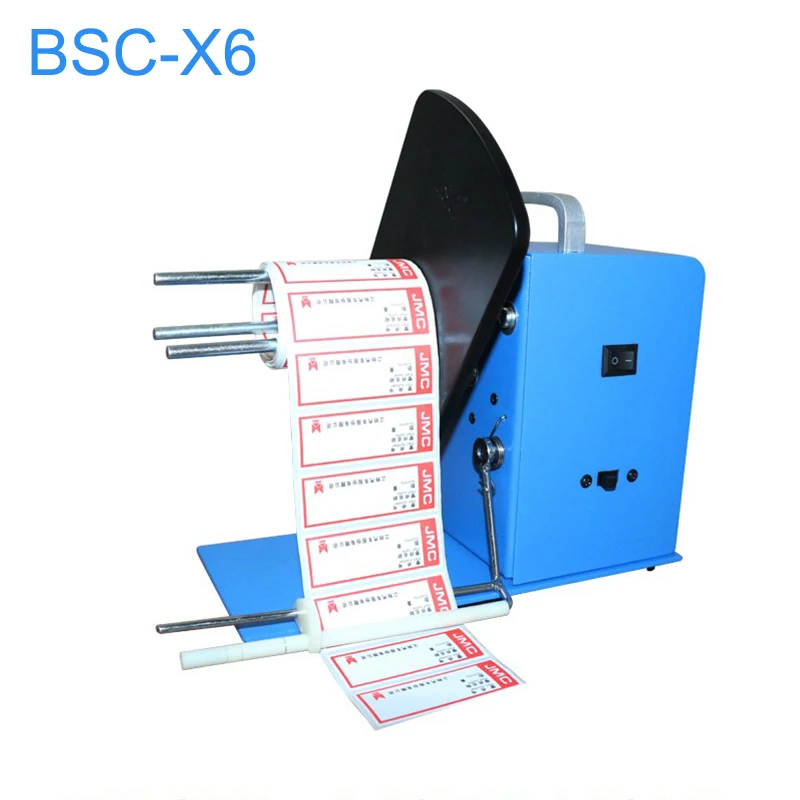 

Multi-purpose Automatic Rewinder BSC-X6 Tag Around The Feeder Winder Rewinder Label Receiving Paper Machine 220V